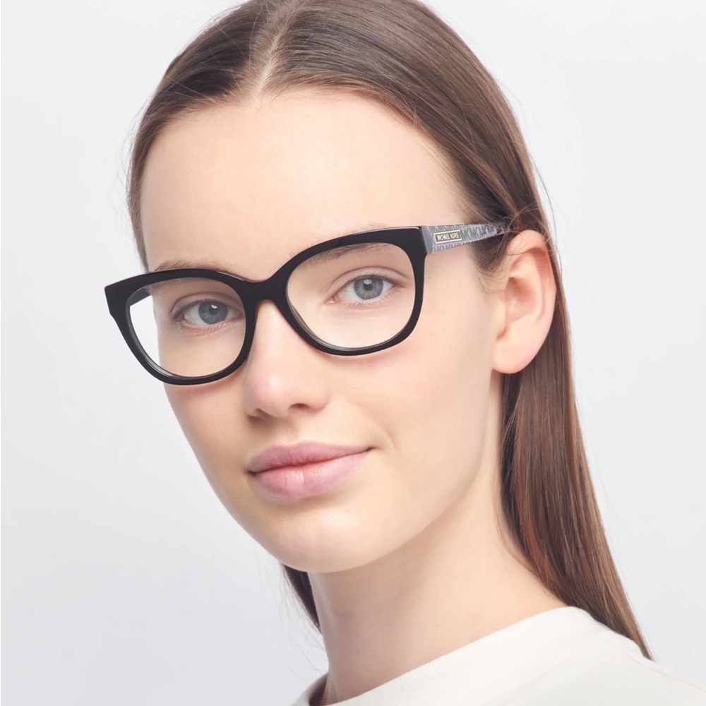 MICHAEL KORS MK4081 3005 Black / Demo Lenses  53mm Eyeglasses